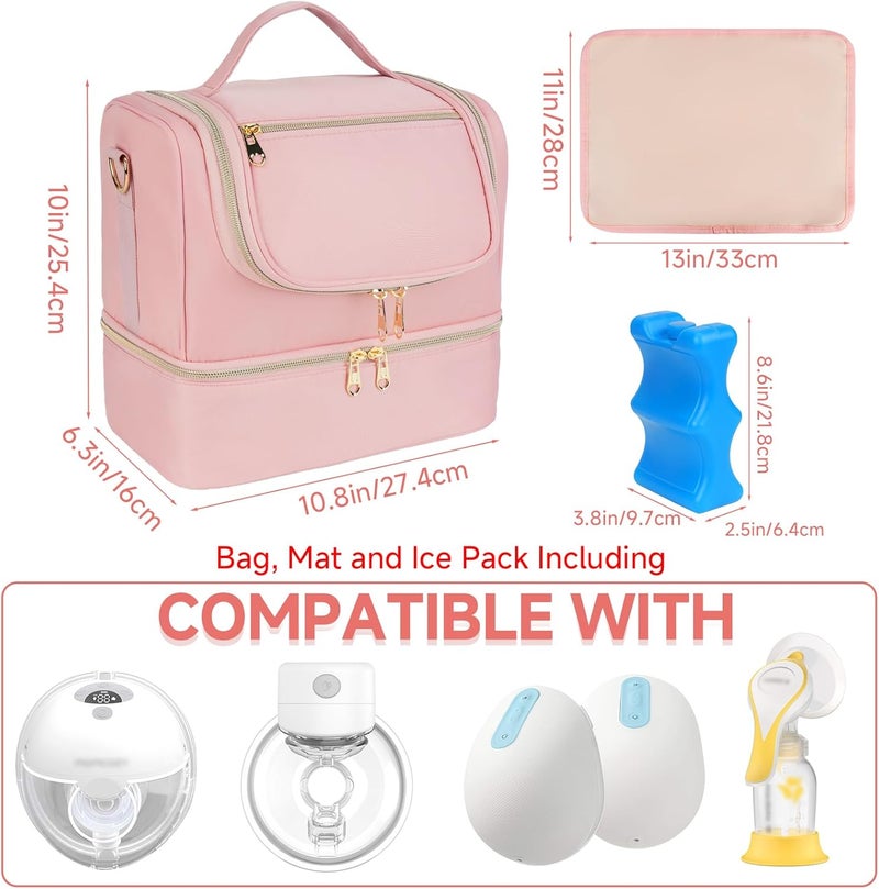 Jaffzora Wearable Breast Pump Bag with Cooler - Image 2