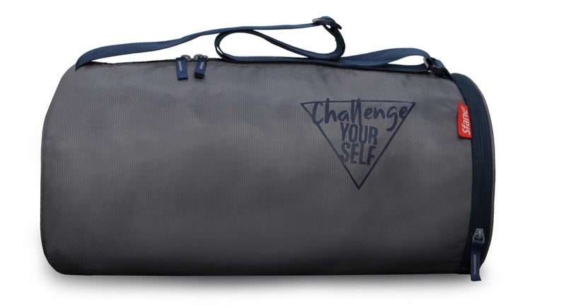 Sfane Sports Gym Bags (Grey & Blue) - Image 1