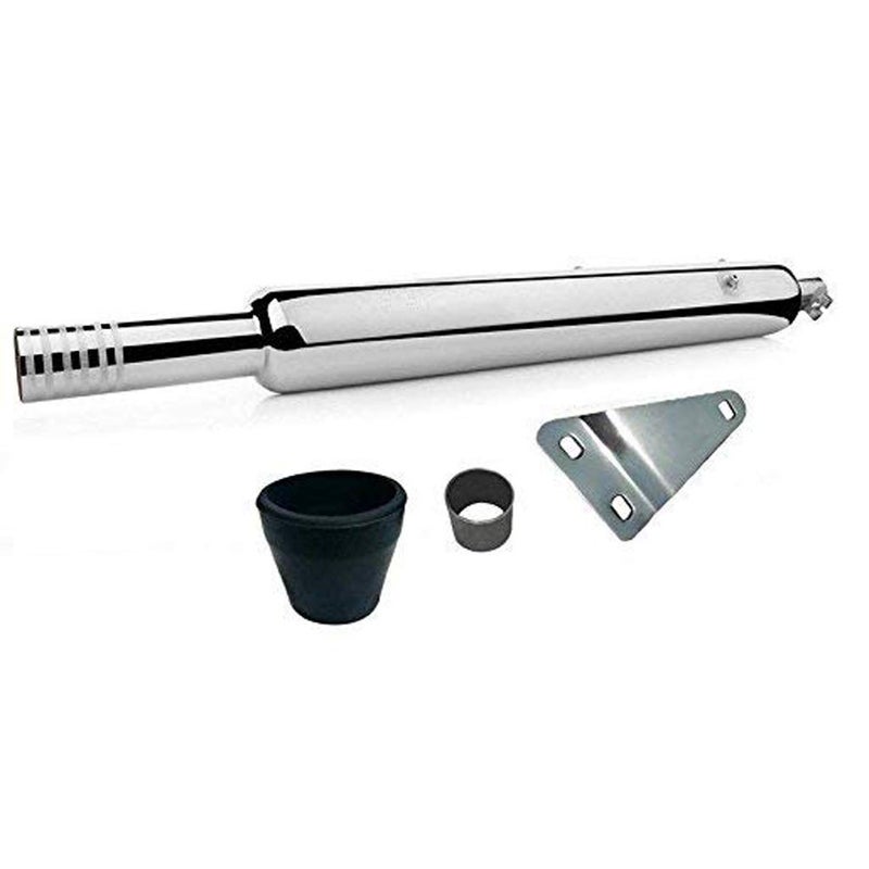Dhe Best SIL115 Bike Bullet Silencer Exhaust Customized Long Bottle Punjab Dholki Chrome Silencer for RE Bullet Electra 350 - Image 5