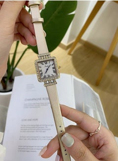 Ladies' Watch With Antique Style, Small Square, Diamond studded Quartz, High Beauty Belt, Ladies' Watch - pzsku/ZF869839CF9AB627F8550Z/45/_/1725602058/b8bf7288-c922-47d6-aa79-0675477dbf02