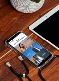 Skinnydip London Black Rope iPhone Case