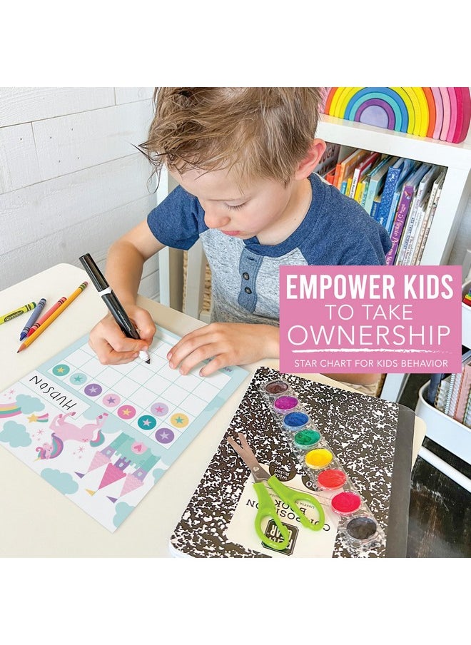 Hadley Designs Hadley Designs Sticker Chart For Kids Behavior - 25-pack Sticker Reward Chart For Kids, Sticker Charts For Kids Incentives, Star Chart For Kids Behavior, Incentive Chart For Home and Classroom Use  - Image 5