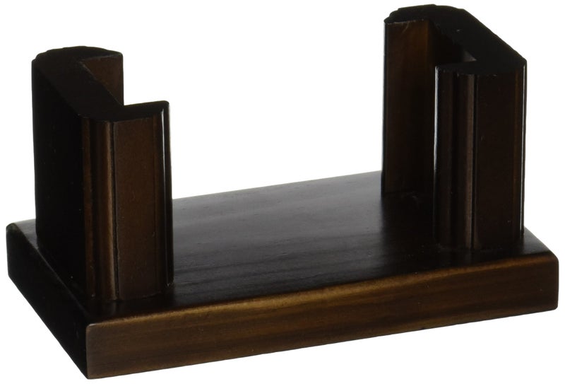 CoasterStone Upright Dark Wood Holder for Square or Round 4 to 425 Coasters Multicolored