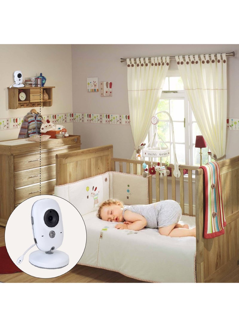 LONZEN - Video Baby Monitor with Camera and Audio, 3.2 inch LCD Digital Screen Support VOX Night Vision Temperature Monitoring Lullabies Playing and 2-Way Talk - Image 1
