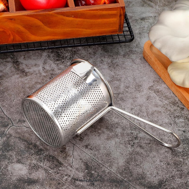 GALPADA Hot-pot Mesh Net Colander with Hanging Hook, Stainless Steel Hot-pot Separation Sieve, 9cm Height Strainer for Hot Pot Cooking and Food Draining - Image 4