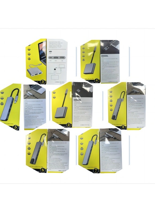 Docking Station Yellow Box Expansion Docking Collection Continuously Updated-Number Of Interfaces:Two In One  - Image 2