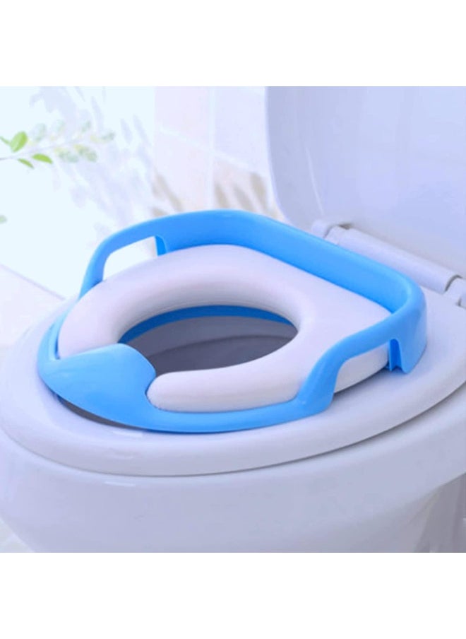 ECVV Potty Training Seat, Potty Seat For Kids, Children, Travel Potty Seat, Potty Toilet Seat, For Baby Girls Or Baby Boys, Training Toilet Seat.(BLUE)  - Image 5