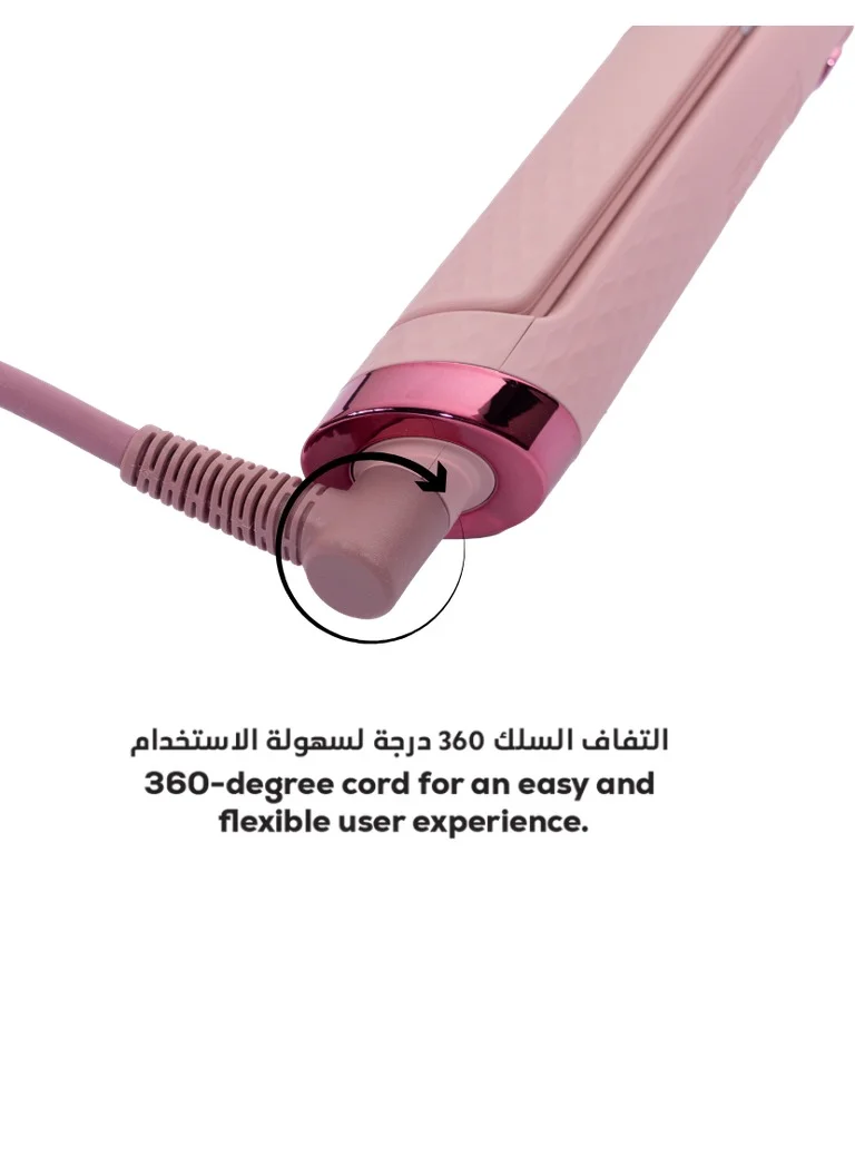 CLARA  CLARA Dual Slim Hair Straightener Brush 2-in-1 Black| Electric Straightening Brush & Slim Styling Tool | 3 Heat Settings | Fast Heat Distribution | Anti-Frizz & Precision Styling for Roots & Flyaways for Women | Best Price UAE