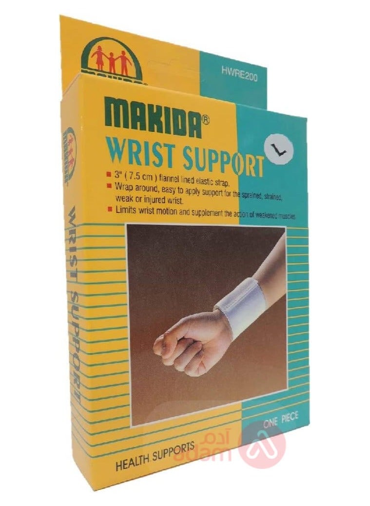 MAKIDA Wrist Support XL – Adjustable Compression Brace for Pain Relief and Stabilization