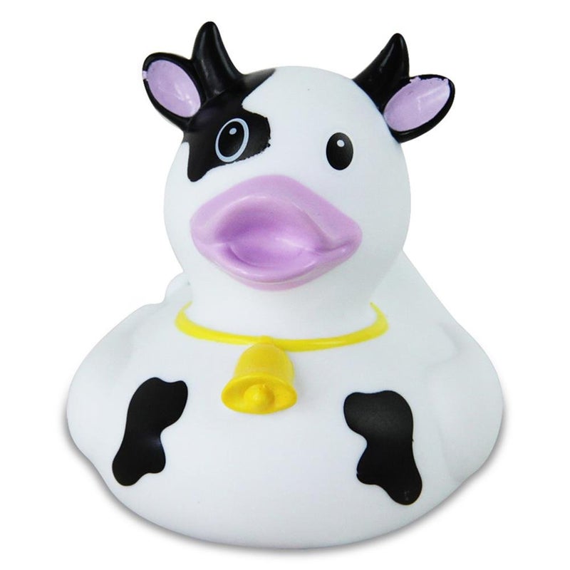 Duckshop Duckshop Rubber Duck Black and White Cow  - Image 2