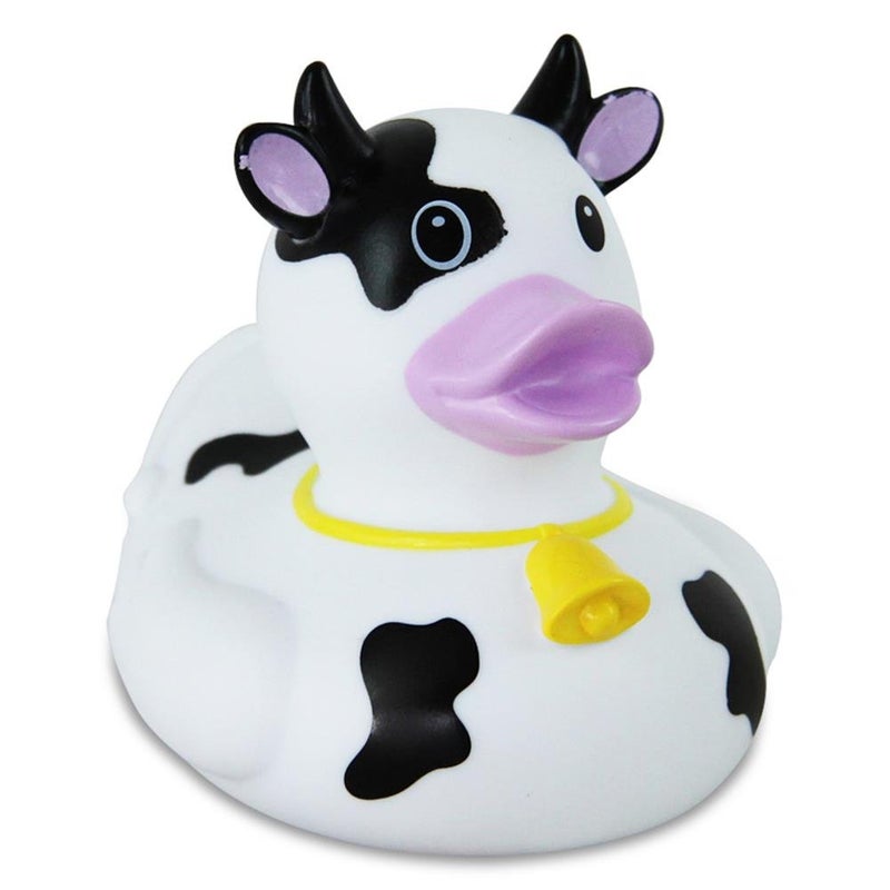 Duckshop Duckshop Rubber Duck Black and White Cow  - Image 1
