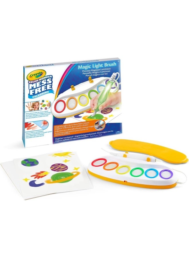 Crayola Color Wonder Magic Light Brush, Brush for Painting without Stains, Gift Idea for Children from 3 Years, International Version, 75-7131  - Image 1