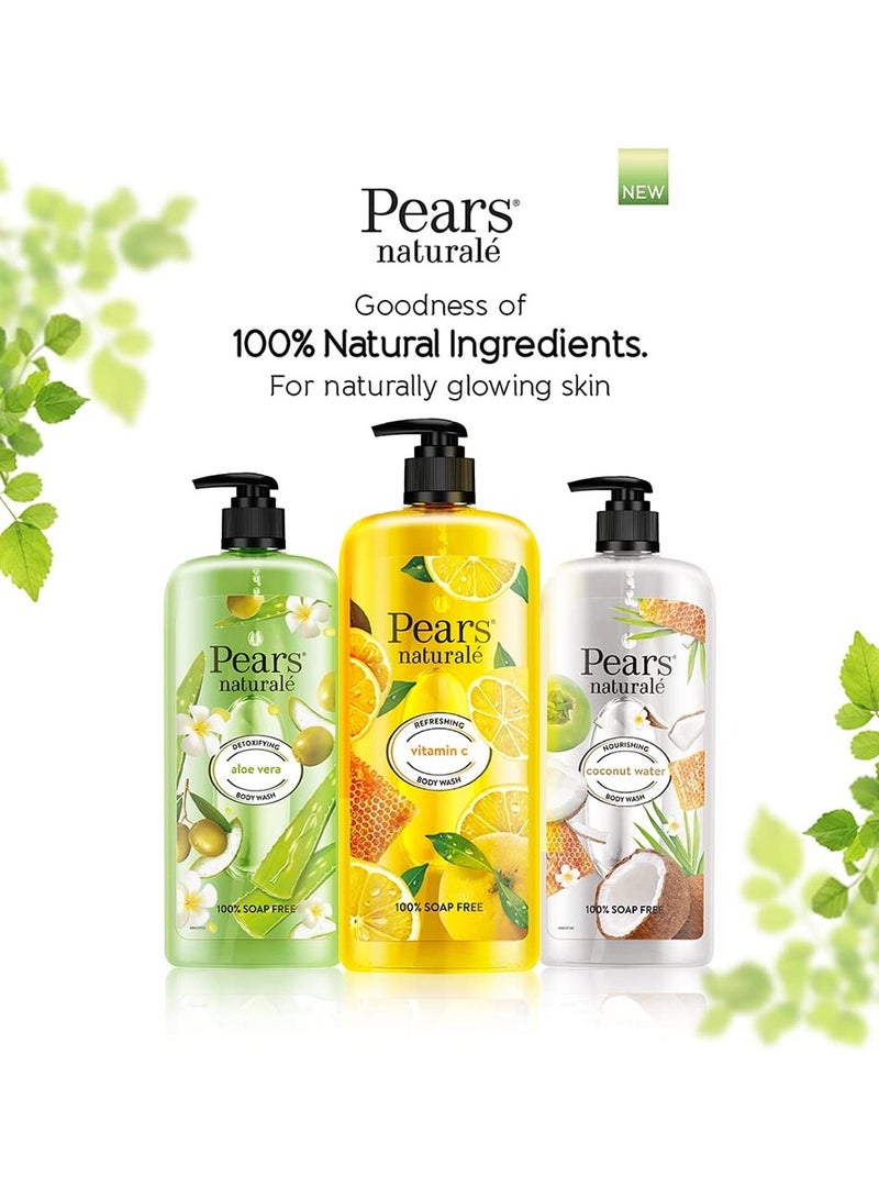 Pears Naturale Brightening Pomegranate Bodywash With Glycerine, Paraben Free, Soap Free, Eco Friendly, Dermatologically Tested, 750 ml - Image 5
