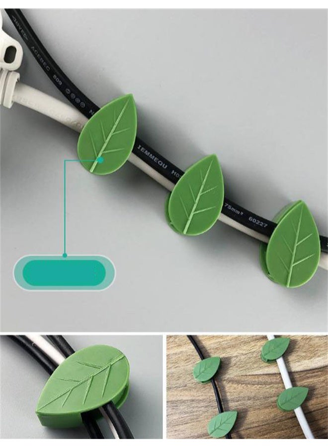 HOMESTAR 60 Pcs Plant Wall Clips, Wall Fixing Clips, Plant Climbing Tools, Leaf Simulation Clips For Garden, Plant Vines - Image 4