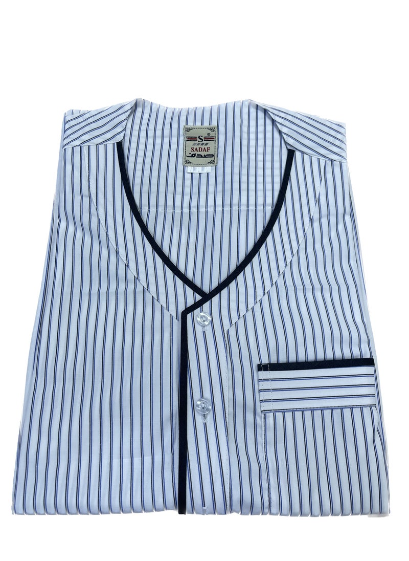 Sadaf Summer strip Thobe Width of 26 