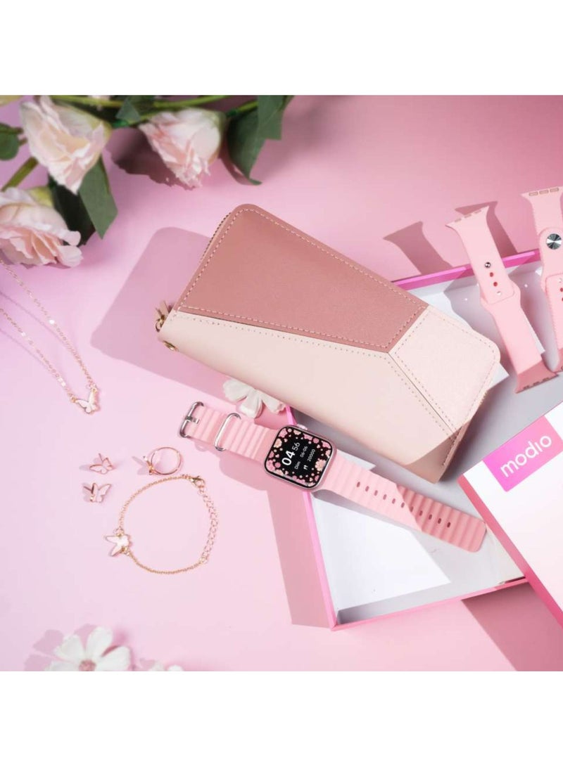modio U94 Mini Smartwatch (Diamond Jewellery+ Clutch Bag) 36mm/ 3 Pairs Strap/ Strap Lock  - Image 5