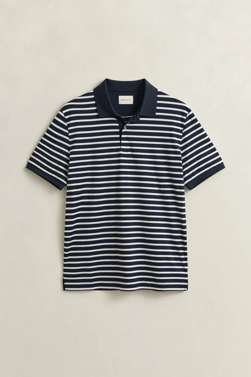 GANT  Pima Cotton Striped Polo Shirt for Men | Best Price UAE