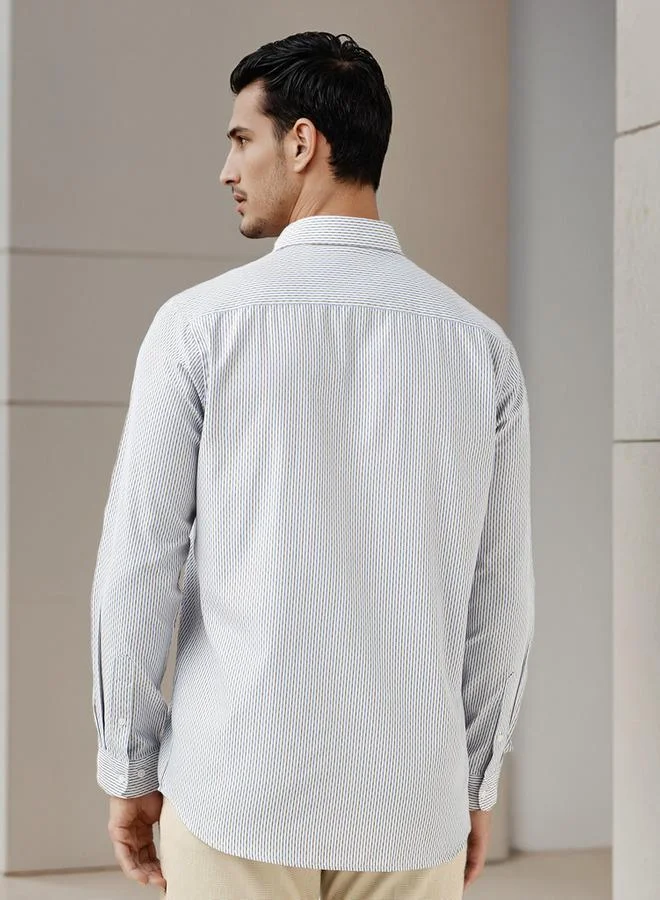 Splash FAV Striped Regular Fit Shirt