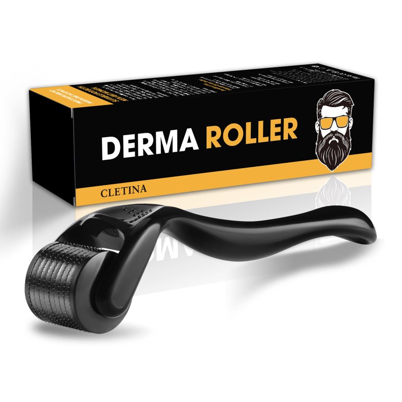 CLETINA 540 Titanium Derma Roller 0.25mm - Microneedle Micro Needle Roller for Men and Women Home Use - Microneedling Roller Microneedle Skin Care Tool A7 - Image 1