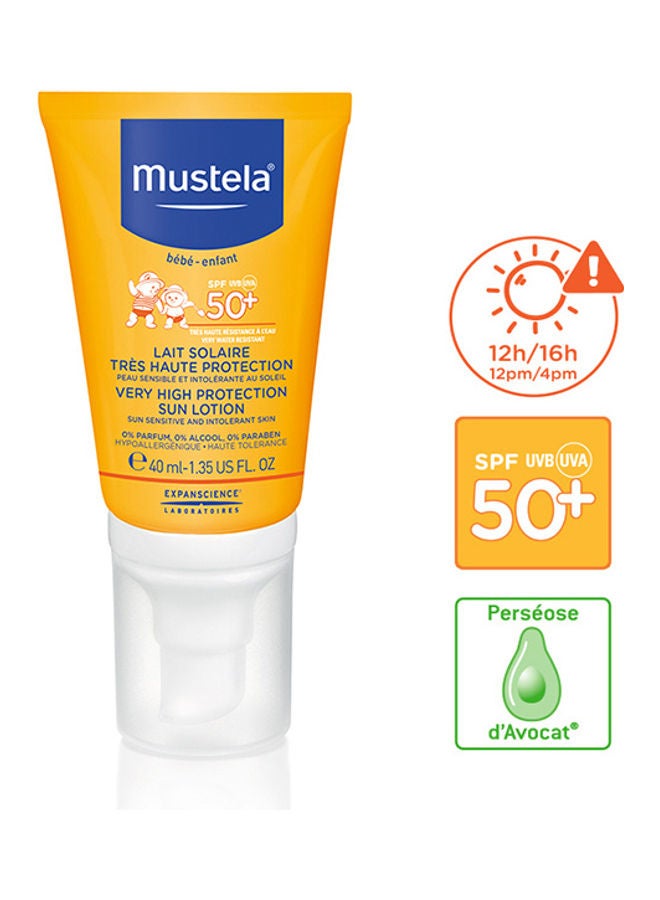 Mustela High Protection SPF 50+ Sun Lotion, Pack of 2, 40 ml - Image 2