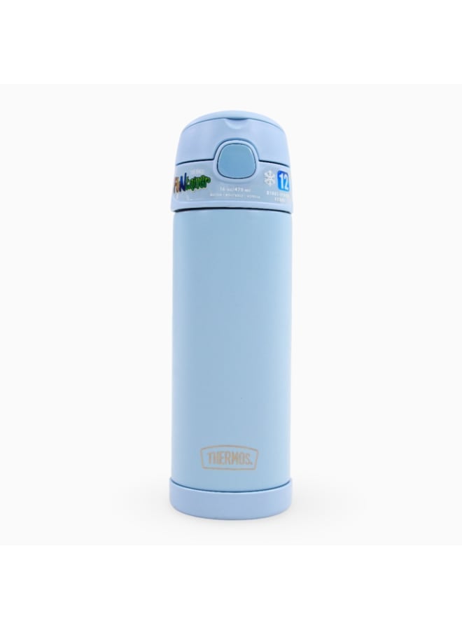 Thermos Funtainer Vacuum Insulated Straw Bottle - Glacier Blue (470 ml)