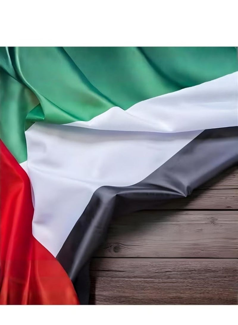 Aspire Books UAE National Flag with Stick 30x40cm – Handheld United Arab Emirates Flag for National Day, Events & Decorations (ND0559) - Image 4