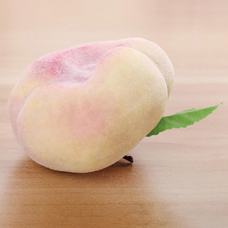 Realistic Pantao Peach Decor Set Of 2 For Home Office Decor Photography Props - Image 5