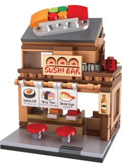 Brick Loot Exclusive Mini City Sushi Cart Bar Custom Designed Model Compatible With Lego And Other Major Toy Building Block Brick Brands 190Pcs …  - Image 2