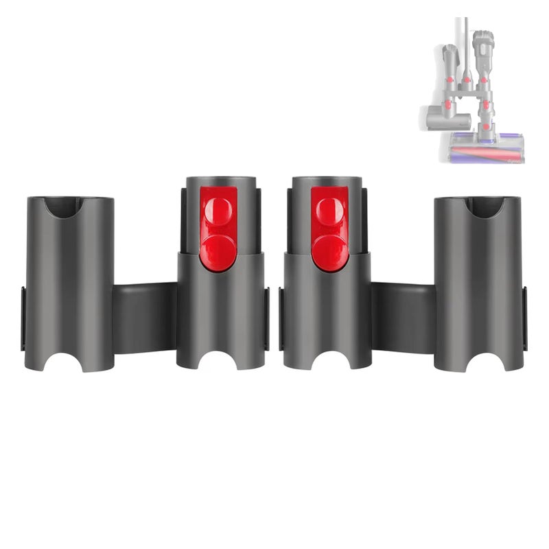 Odashen 2 PCS Storage Bracket Holders Accessories Holder for Dyson V7 V8 V10 V11 V15 Outsize Cordless Stick Vacuum Cleaner, Docking Station Wall Mount Attachments - Image 1