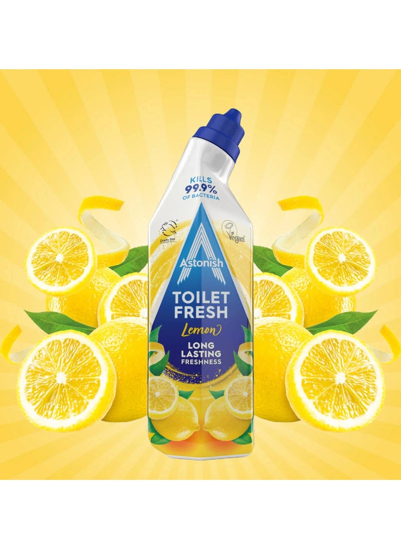 Astonish Astonish Lemon Toilet Fresh Gel 750ml 