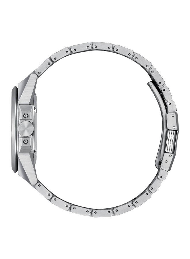 سيتيزن ساعة يد تناظرية من الفولاذ المقاوم للصدأ NB6050-51W - Image 3