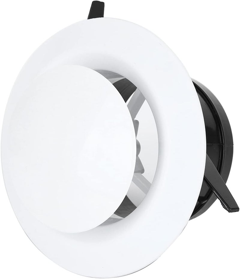 100mm Round Soffit Vent Cover Adjustable Exhaust Grille For Kitchen Bathroom Air Circulation - Image 1