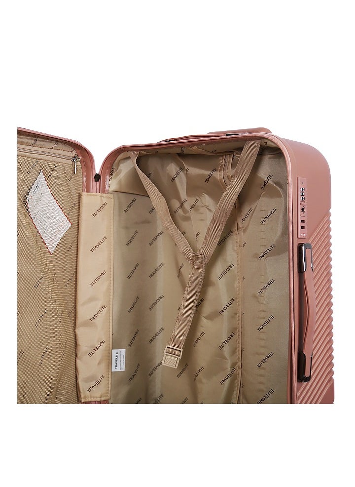 travelite - Travelite Hardshell  Luggage Trolley Bag 4 pcs Set,Rose gold - Image 1