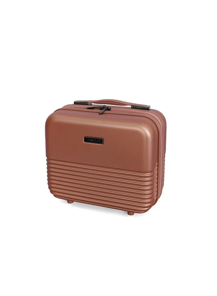 ترافلايت travelite hardshell luggage trolley bag 4 pcs set,rose gold