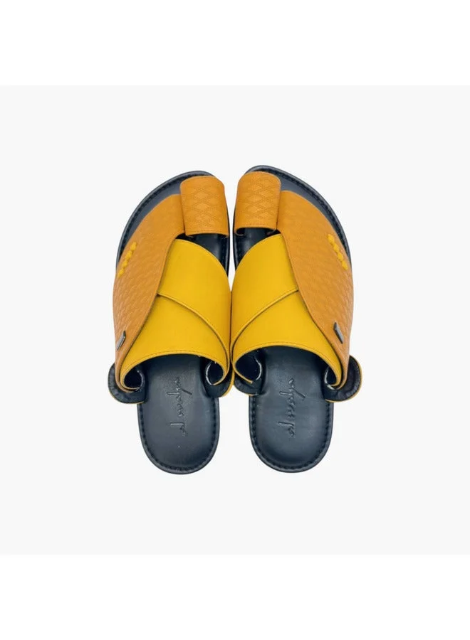 الواحة Men's Panelled Slip-On Arabic Sandals Ramadan Collection