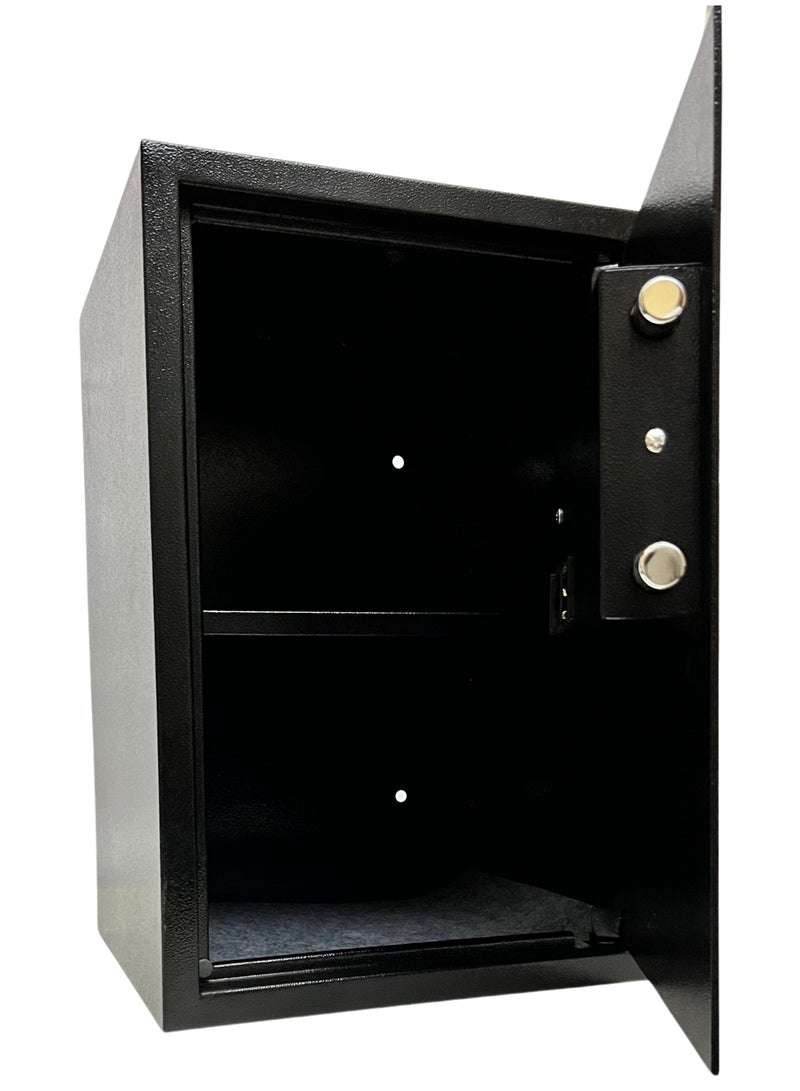 LOTFY GROUP LG Safebox Code- 50LGK- 50*35*31CM- Black Gray Colour- Home Office Safe Box- Electronic Lock- Key Lock  - Image 3