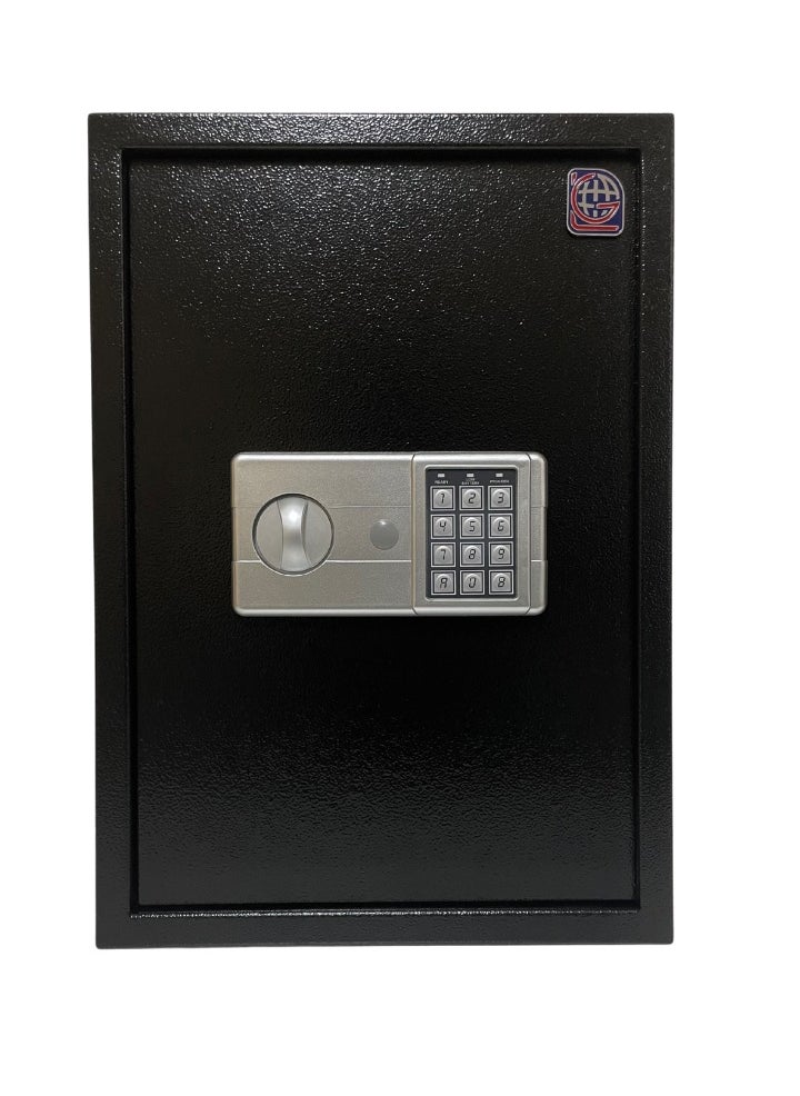 LOTFY GROUP LG Safebox Code- 50LGK- 50*35*31CM- Black Gray Colour- Home Office Safe Box- Electronic Lock- Key Lock  - Image 1