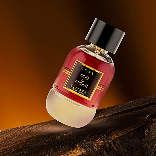 Estiara Luxe Oud And Amber for Unisex - 3.4 oz EDP Spray - Image 3