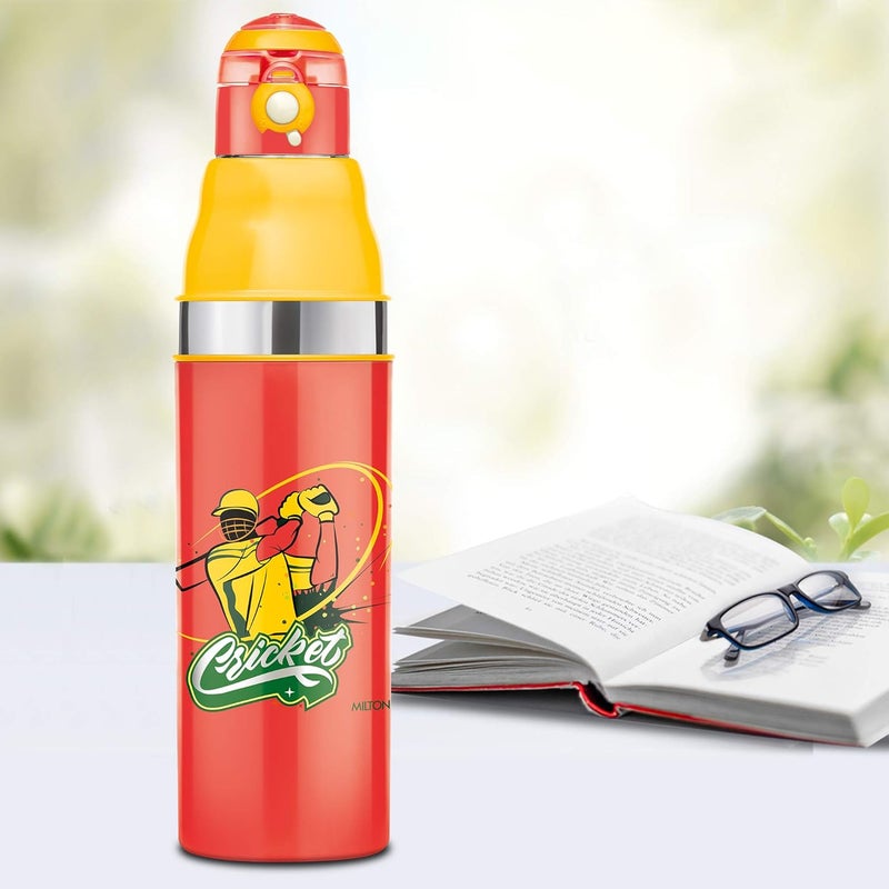 Milton Milton Kool Stunner 900 Insulated School Kids Bottle with Inner Steel, 660 ml, Red  - Image 5