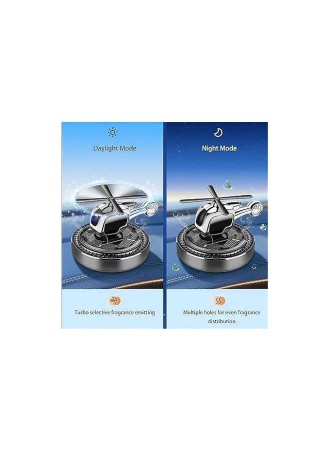 فواحة سيارة شمسية بتصميم "هليكوبتر" عصري، وهي قطعة تجمع بين الديكور الأنيق والوظيفة العملية لتعطير السيارة - Image 3