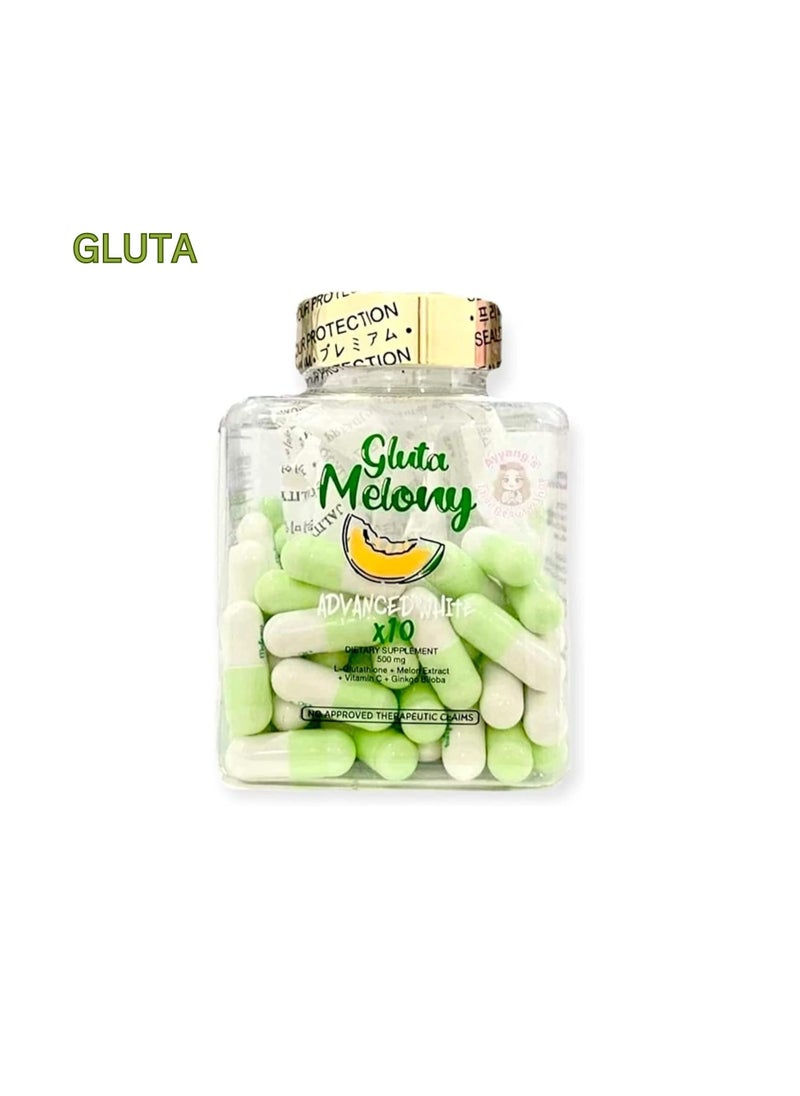 Gluta Gluta Melony Advance White x10 - 60 Capsules 