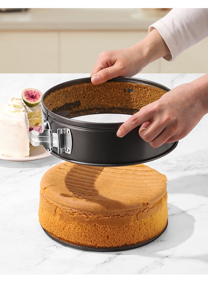 قالب مستدير الشكل، قالب قالب تشيز كيك تشيز كيك غير لاصق بقاع قابل للإزالة، 20 سم - Image 3