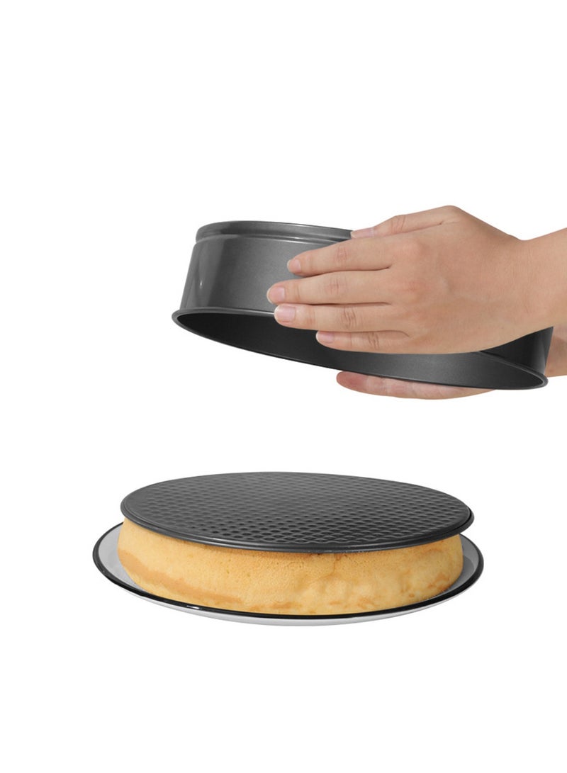 قالب مستدير الشكل، قالب قالب تشيز كيك تشيز كيك غير لاصق بقاع قابل للإزالة، 20 سم - Image 4