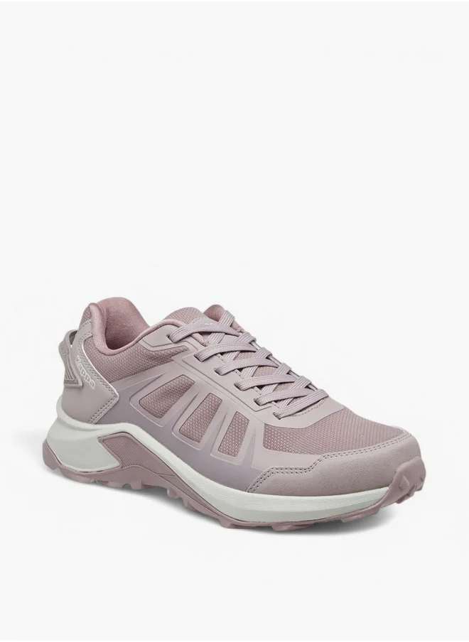 كابا Women's Textured Lace-Up Sports Shoes