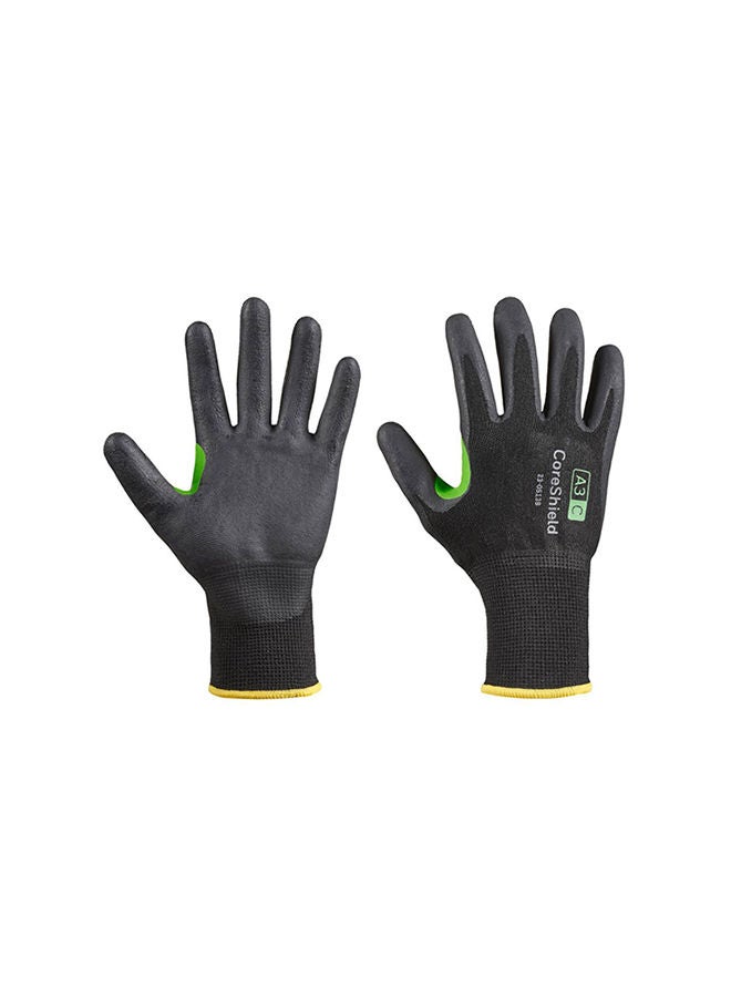 Honeywell 1-Pair Honeywell Cut Level A3/C Micro Foam Nitrile Coated Work Easy Protective Gloves Black (L)  - Image 1