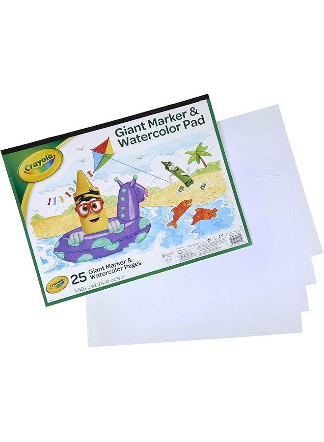 Crayola Giant Marker Watercolor Pad - Image 2