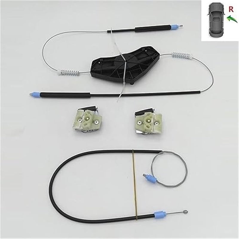 QASULER Electric Window Regulator Repair Kit for VW Jetta MK5 - Image 2