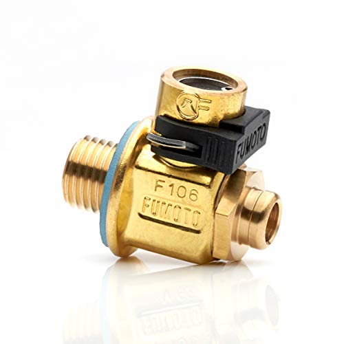 Fumoto F108S: FUMOTO® VALVE WITH SHORT NIPPLE 16MM-1.5 WITH LC-10 - Image 1