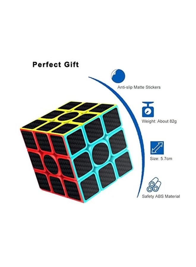 Puzzle Cube Anti Slip Matte Stickers Round Edges In Black Color 5.6x5.6x5.6 cm  - Image 3