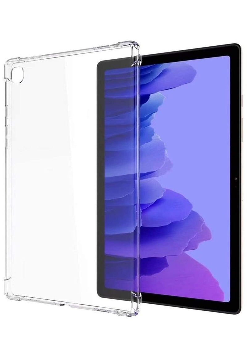 Clear Case for Samsung Galaxy Tab A7 10.4 inch 2020 SM-T500 T505 T507, Slim Shockproof Air-Cushioned Soft TPU Gel Rubber Protective Back Cover Skin  - Image 1
